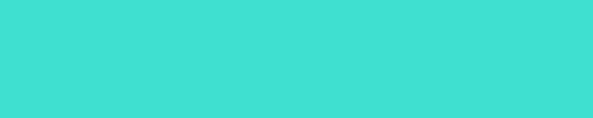 turquoise banner