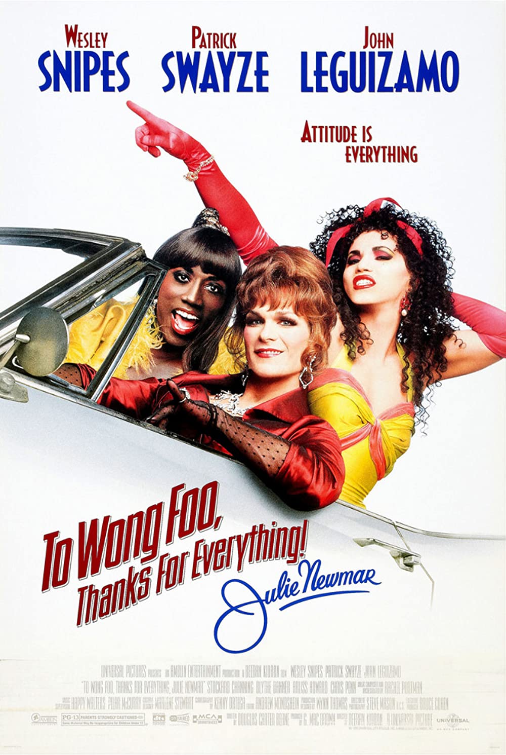 Image of the box cover of the film Too Wong Foo Thanks for Everything Julue Newmar